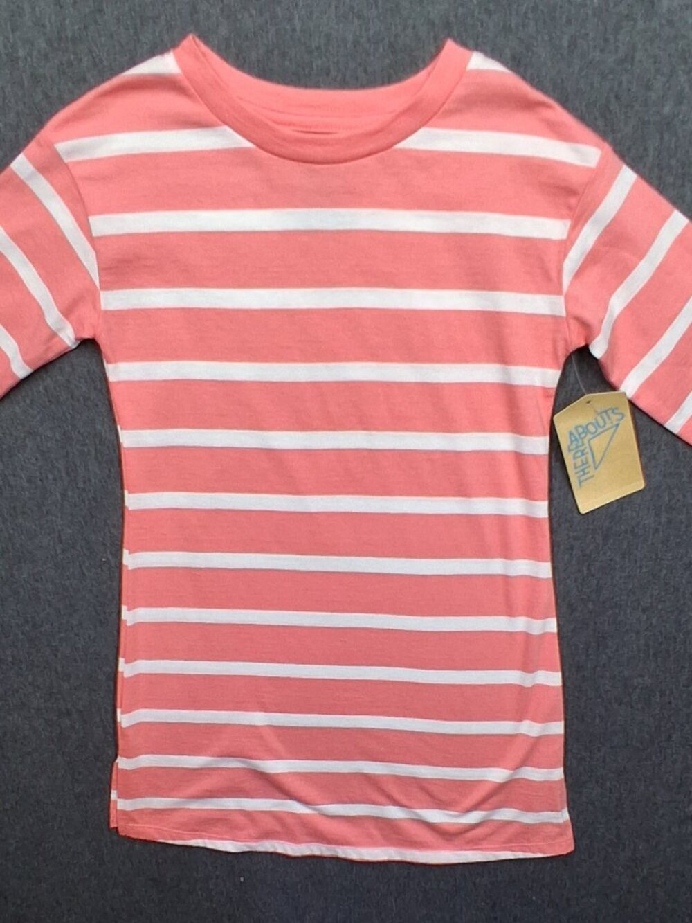Girls dress, ThereAbouts, size 4/5, pink and white, new with tags